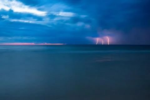 Three Lightning Bolts Foto stock