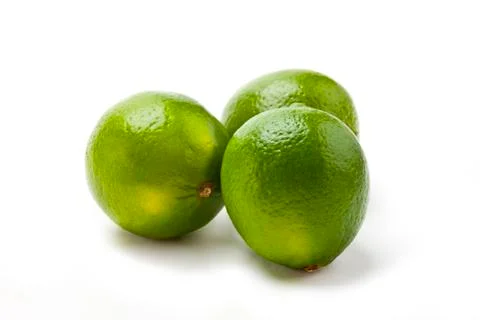 Three limes Stock Photos