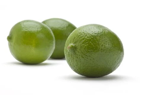 Three limes Stock Photos