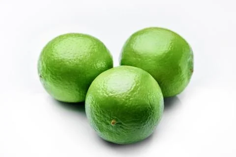 Three limes Stock Photos