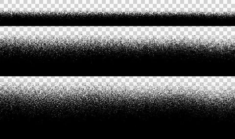 Three linear grainy gradients Stock Illustration