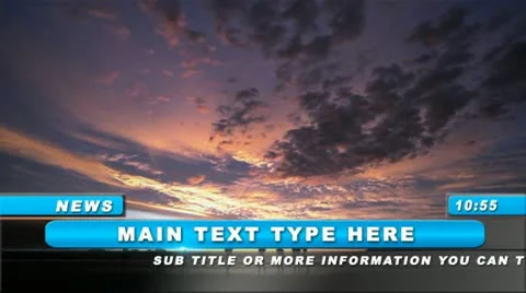 Three Lines Lower Third After Effects stock