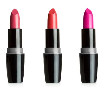 Three lipsticks Stock Photos