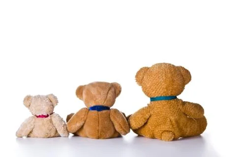 Three little bears Stock Photos