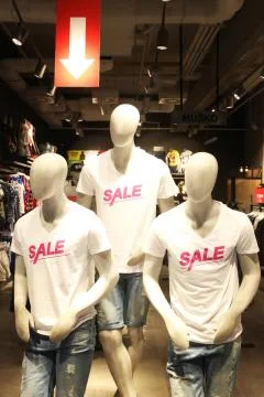 Three mannequins Stock Photos