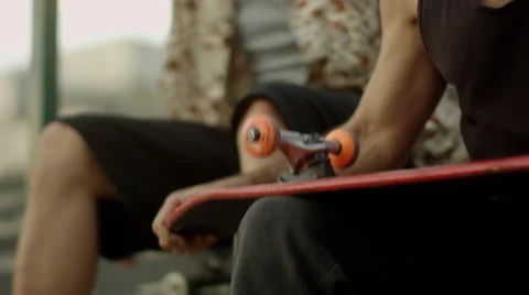 Three men sitting together and talking Stock Footage 61275019