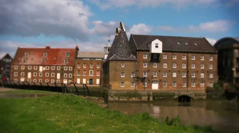 Three Mills London Video stock 10891552