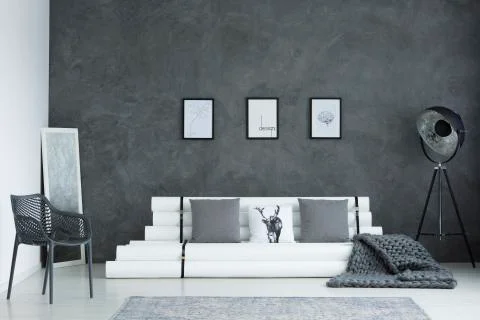 Three modern posters Stock-Fotos