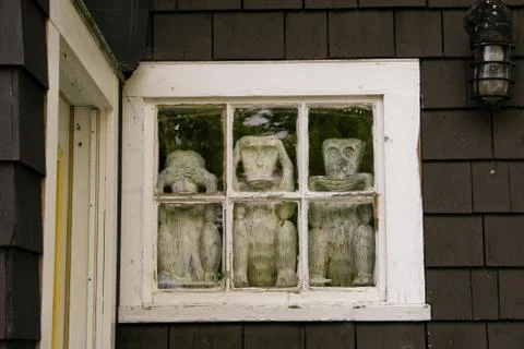 Three monkeys Stock Photos