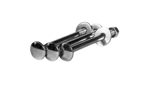 Three mounting bolts Stock Photos