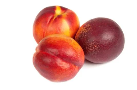 Three nectarine Stock Photos