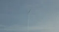Three Northrop F-5E Tiger II Patrouille Suisse airshow fly looping HD Footage