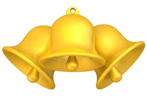 Three notification bells Ilustração Stock