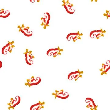 Three number character isometric icon seamless pattern Stock Illustration