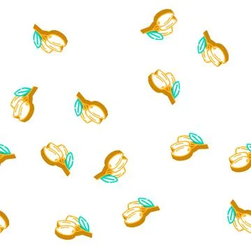 Three olives isometric icon seamless pattern Stock Illustration