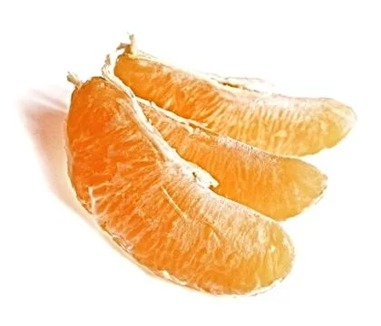 Three orange lobule Stock Photos