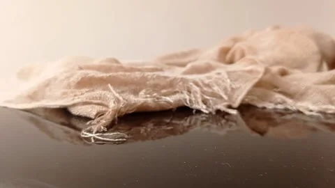 Three oranges on a brown table Stock Footage 146257083