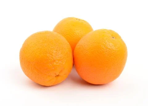 Three oranges Stock Photos