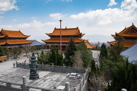 The Three Pagodas Stock Photos