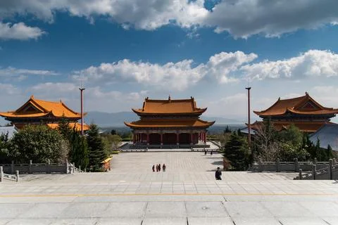 The Three Pagodas Stock Photos