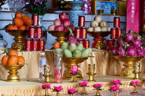 The Three Pagodas Stock Photos