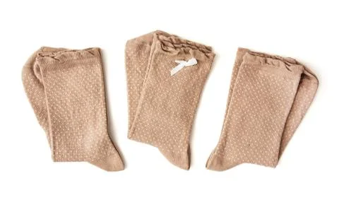 Three pairs of socks Foto stock