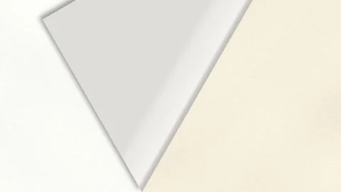 Three paper sheets stacking and peeling paper transition on green screen Stock Footage 348271423