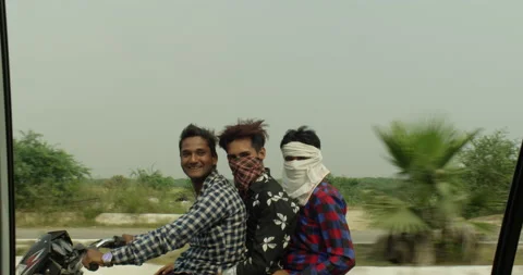 Three passengers Stock Footage 154580035