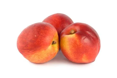 Three peach Stock Photos
