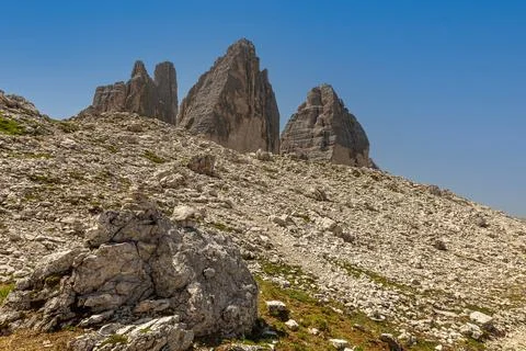 Three peacks of Lavaredo, Stock-Fotos