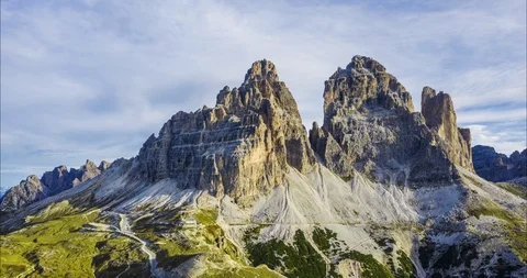 Three peaks of Lavaredo Stock Footage 117230093