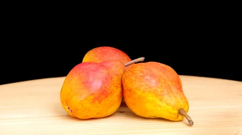 Three pears Stock Footage 36066806
