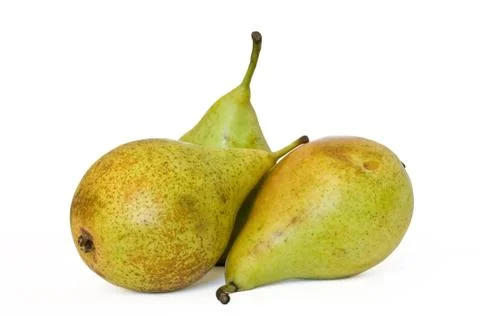 Three pears Stock Photos