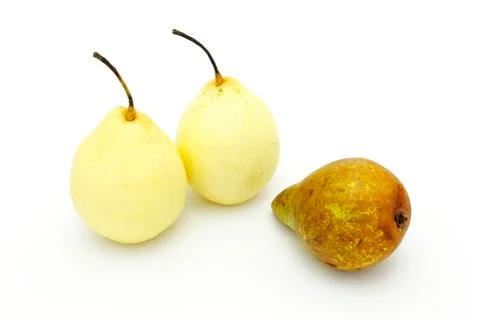 Three pears Foto stock