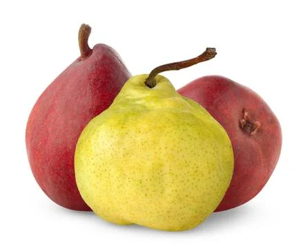 Three pears Stock Photos