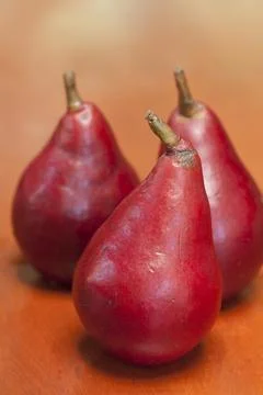 Three Pears Stock Photos