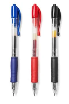 Three Pens Stock Photos