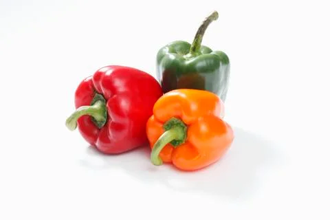 Three peppers Stock Photos