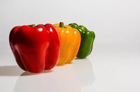 Three peppers Stock Photos