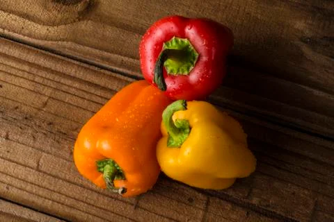 Three peppers Foto stock
