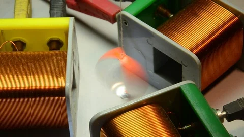 Three phase magnetic field. Stock Footage 90162040