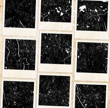 Three photo frames on grunge background Stock Photos