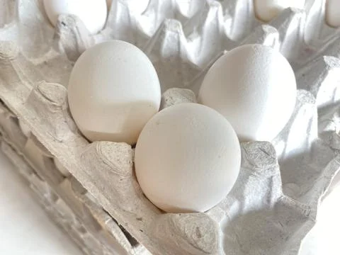 Three pice egg Stock Photos
