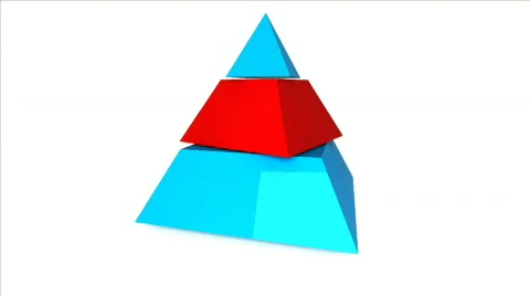 Three pieces pyramid Video stock 498257