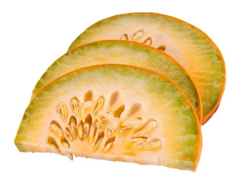 Three pieces of small pumpkin Stock Photos