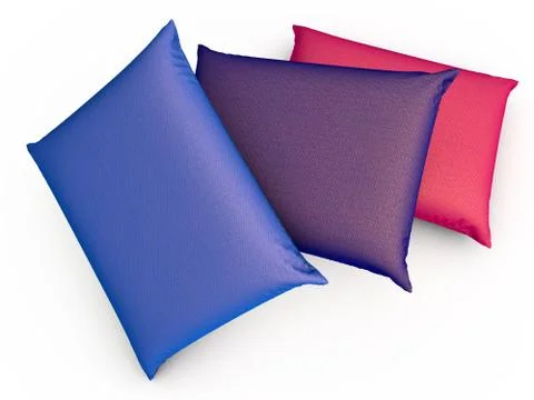 Three pillows Stock Illustration