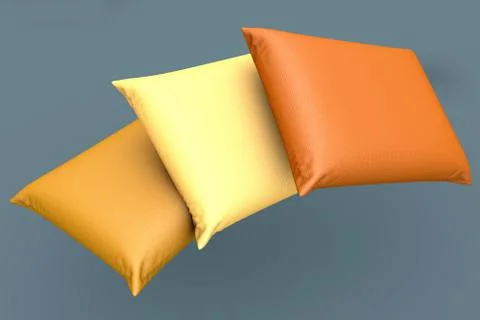 Three pillows Stock Illustration
