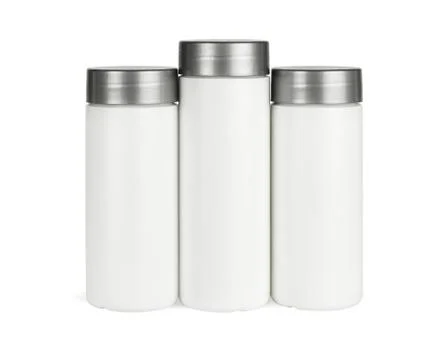 Three Plastic Containers Stock Photos