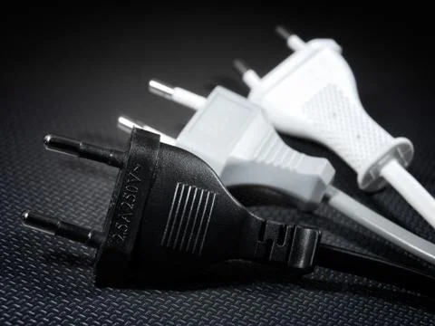 Three plugs Stock Photos