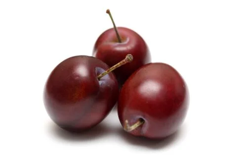 Three Plums Stock Photos